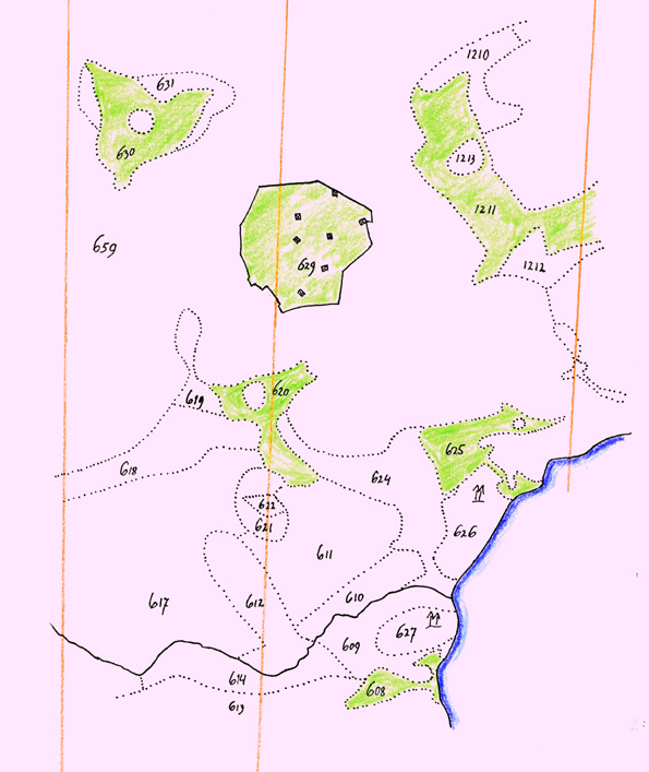 Renritad del av skifteskartan frn 1857